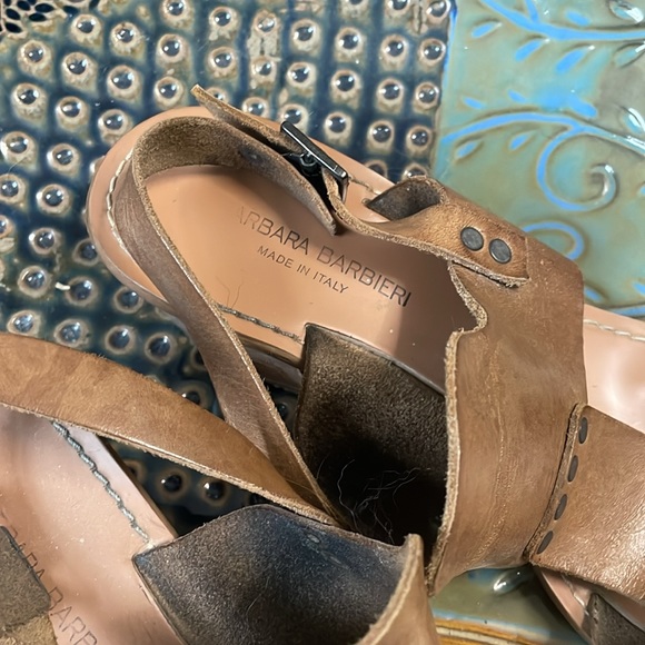 Barbera Barbieri Italian Leather Sandals - Picture 2 of 6